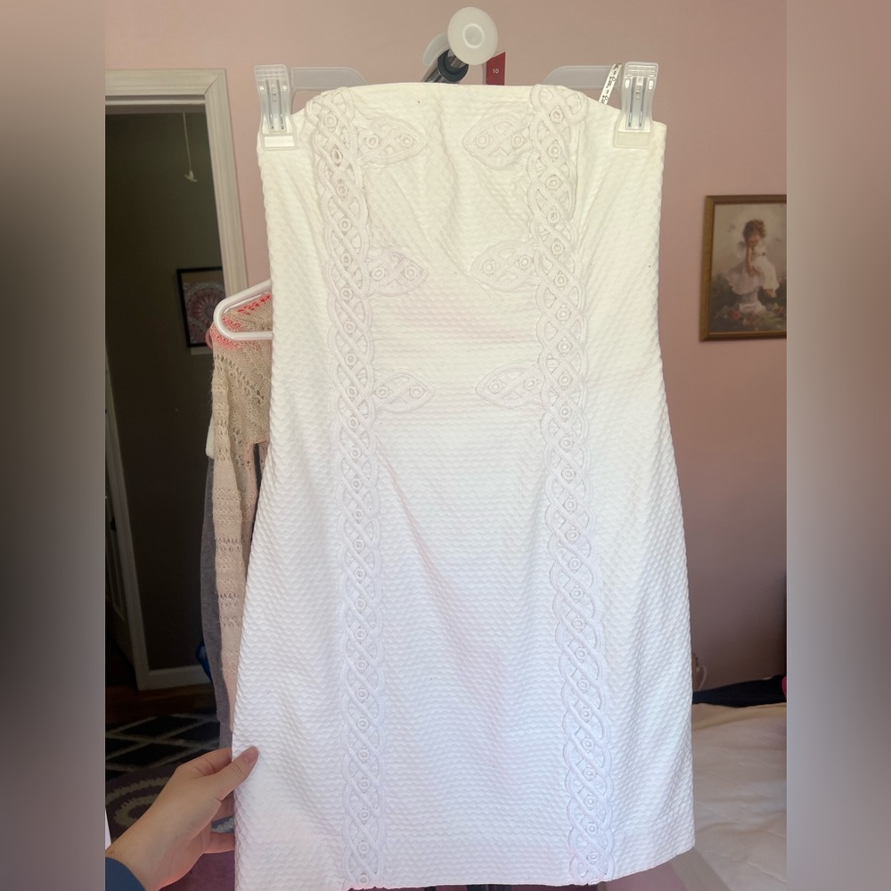 Lilly Pulitzer Woven Strapless Mini Dress